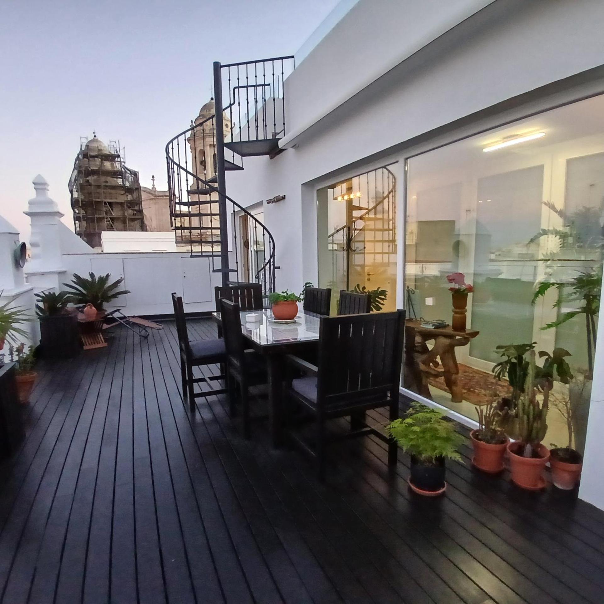 Ferienwohnung ***** Attic With Impressive Views And Jacuzzi Cádiz Exterior foto