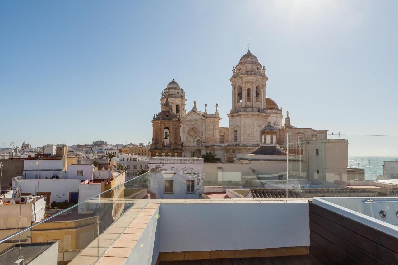 Ferienwohnung ***** Attic With Impressive Views And Jacuzzi Cádiz Exterior foto